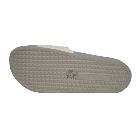 Michael Kors Penny Slide Logo Ski Patch Sandals Bright White 5/6/7/8/9/10/11 NIB - Picture 7 of 7